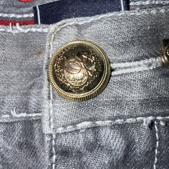 Coogi Jeans Mens 42x35 Gray Premium Colors Embroidered Back Pockets Baggy Y2K - Picture 9 of 14